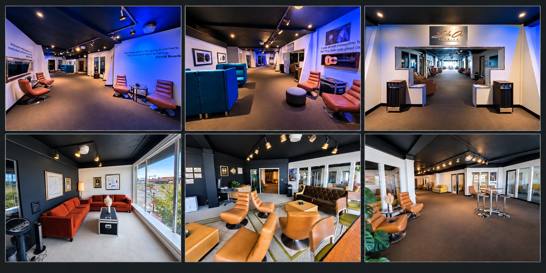 Architectural event space interior
